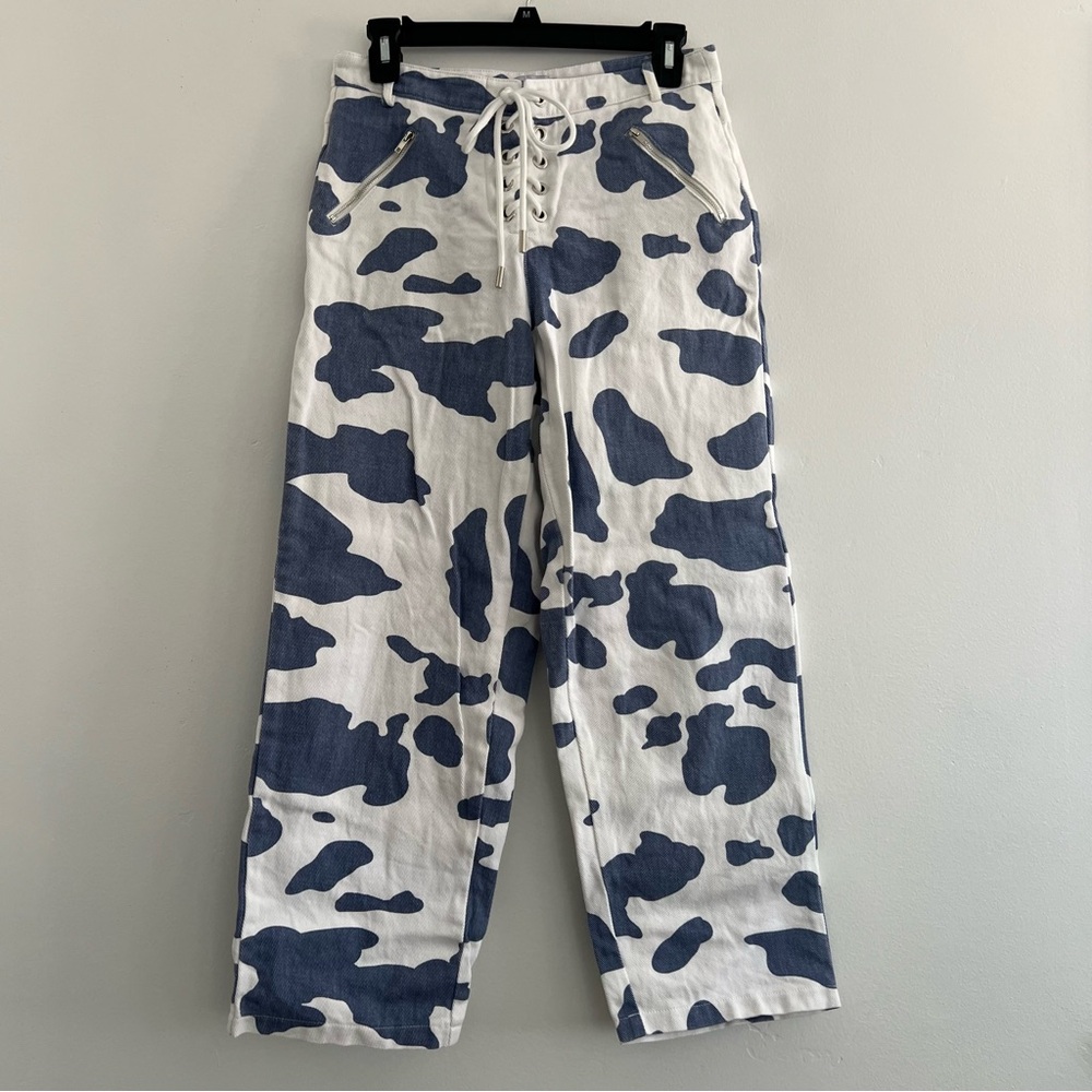 Beginning Boutique Lace Up Cow Print Au Size 10 / Us Size 6 View 2